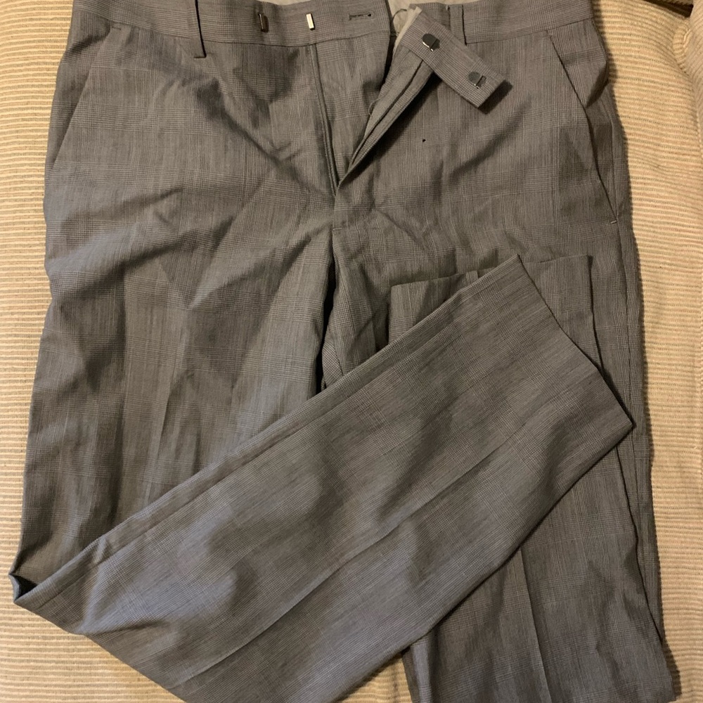 Men’s Slim Fit Banana Republic Dress Pants Gray (32x32)